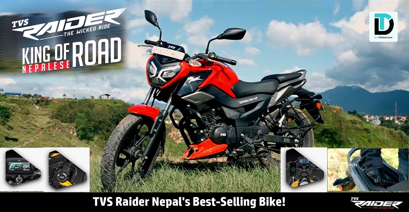 TVS Raider Nepal's Best-Selling Bike!